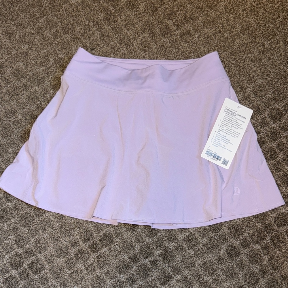 Lululemon Athletica Lavender skort 4 NWT